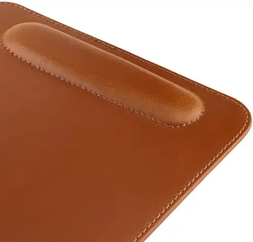 Popular Custom Logo Cool Gaming For Home or Business  Pu Leather  Mouse Pads Keyboard Wrist Rest Pad