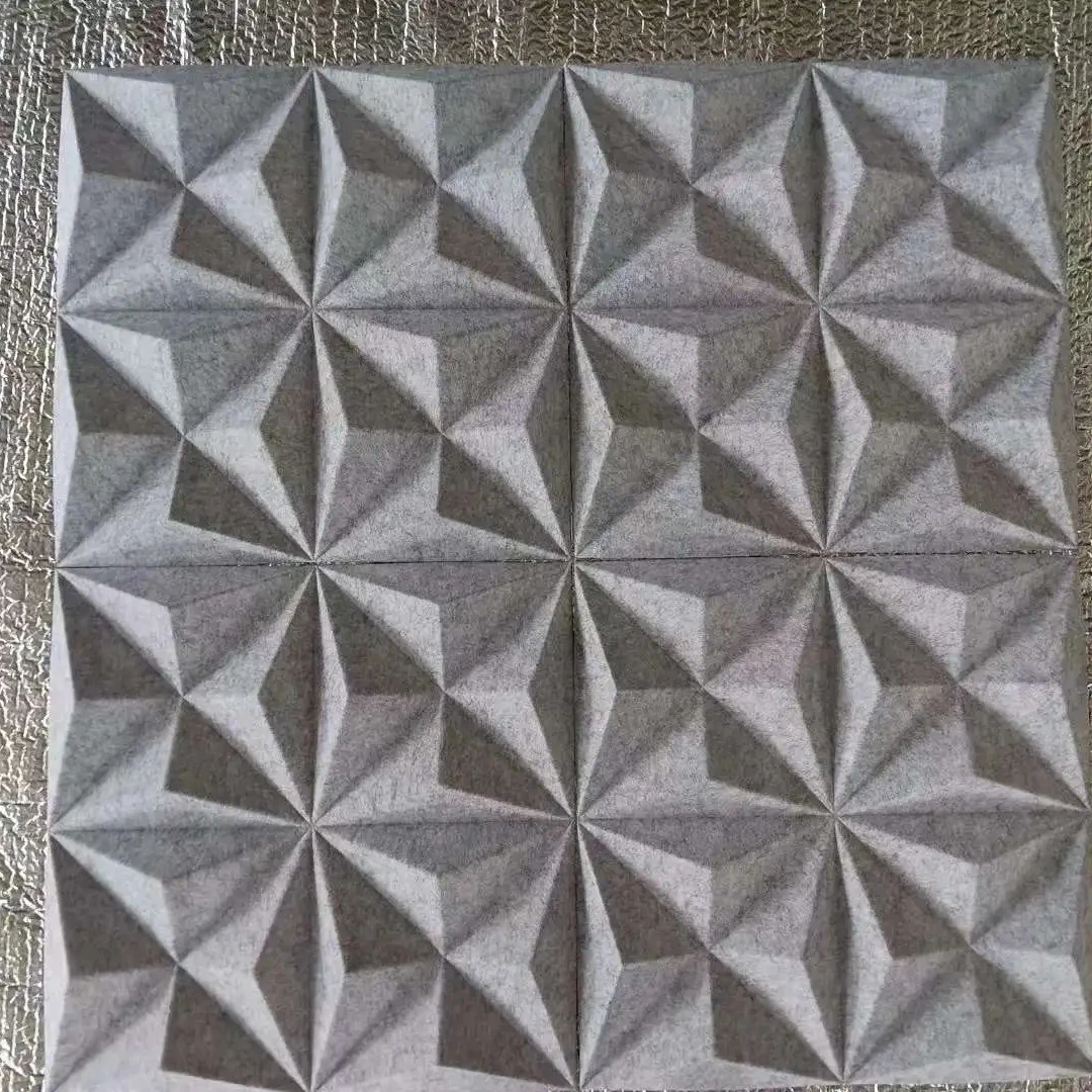 100% Polyester Felt Noise Reduction Environmentally Best Price Acoustic Soundproof Studio Soundproof PET Panels