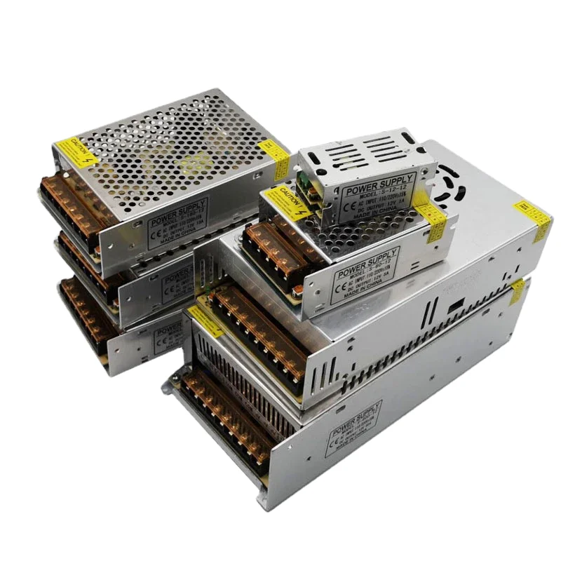 Импульсный источник питания трансформатор света AC110V 220V до 5V 12V 15V 24V 36V 48V Адаптер источника для светодиодной полосы CCTV