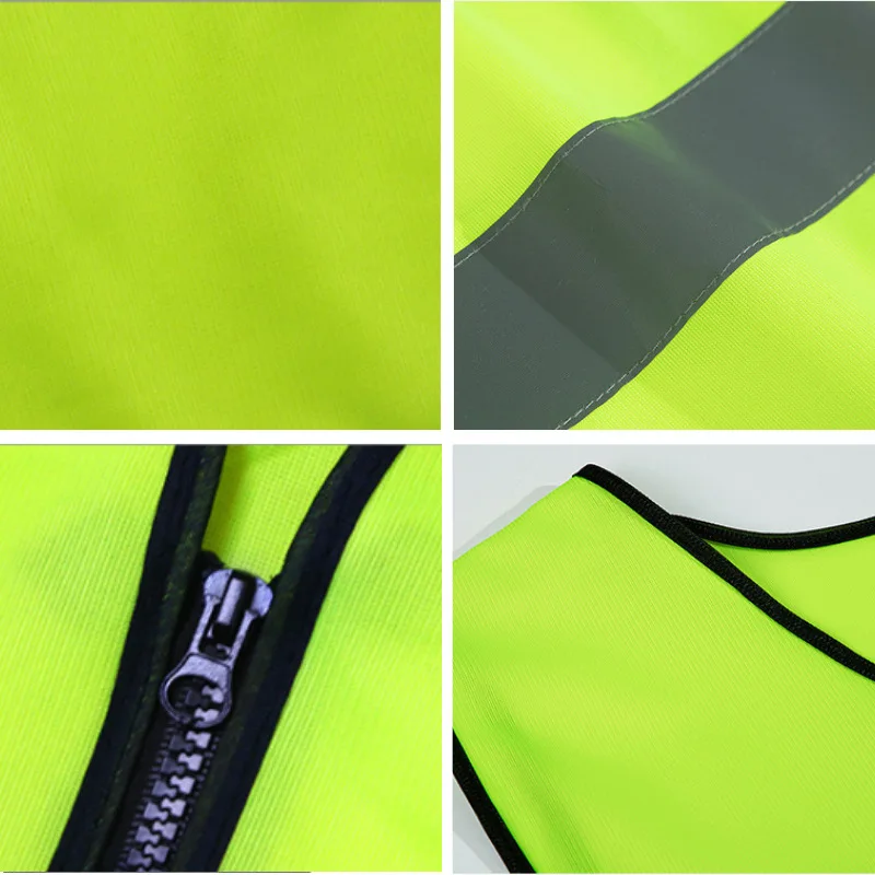 High visibility traffic safety vest Reflective vest Night time high visibility jacket OEM factory