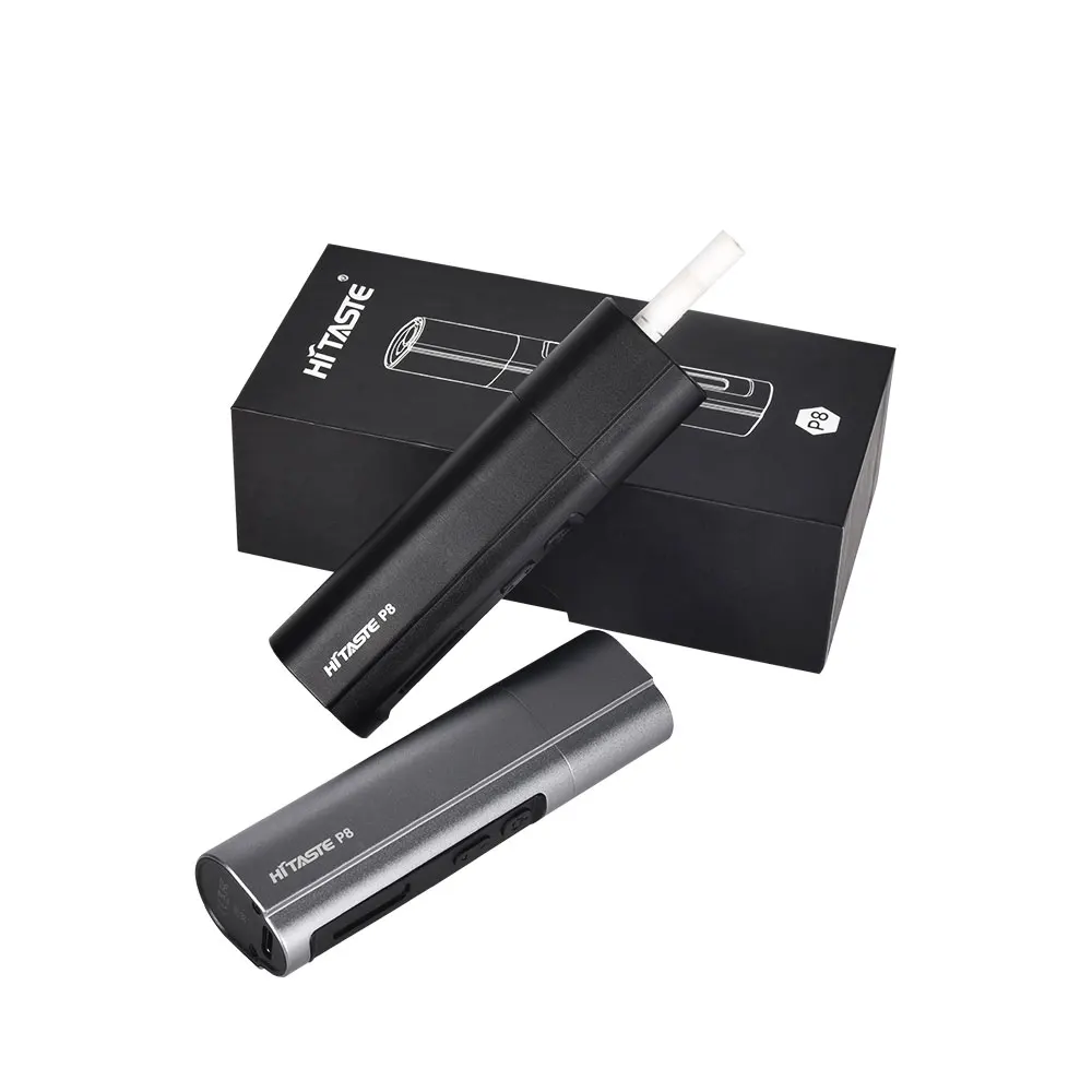 
Wholesale Hitaste P8 Not Burn Tobacco Heating Tobacco Device with Adjustable Temperature and Smoking Time Support OEM 