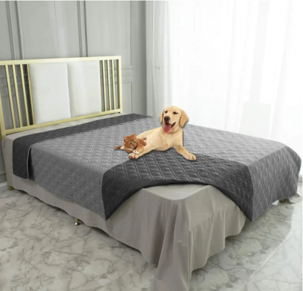 Anti-Slip Water-Resistant Soft Dog Pet Blanket For Furniture Bed Couch Sofa Dog Bed Cover