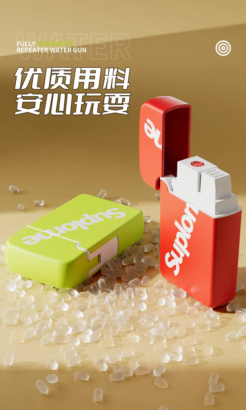 2024 Lighter Water Gun Toy Water Spray Creative Prank Water Dispenser Spray Smoke Extinguisher Spoof Small Gift to Boyfriend