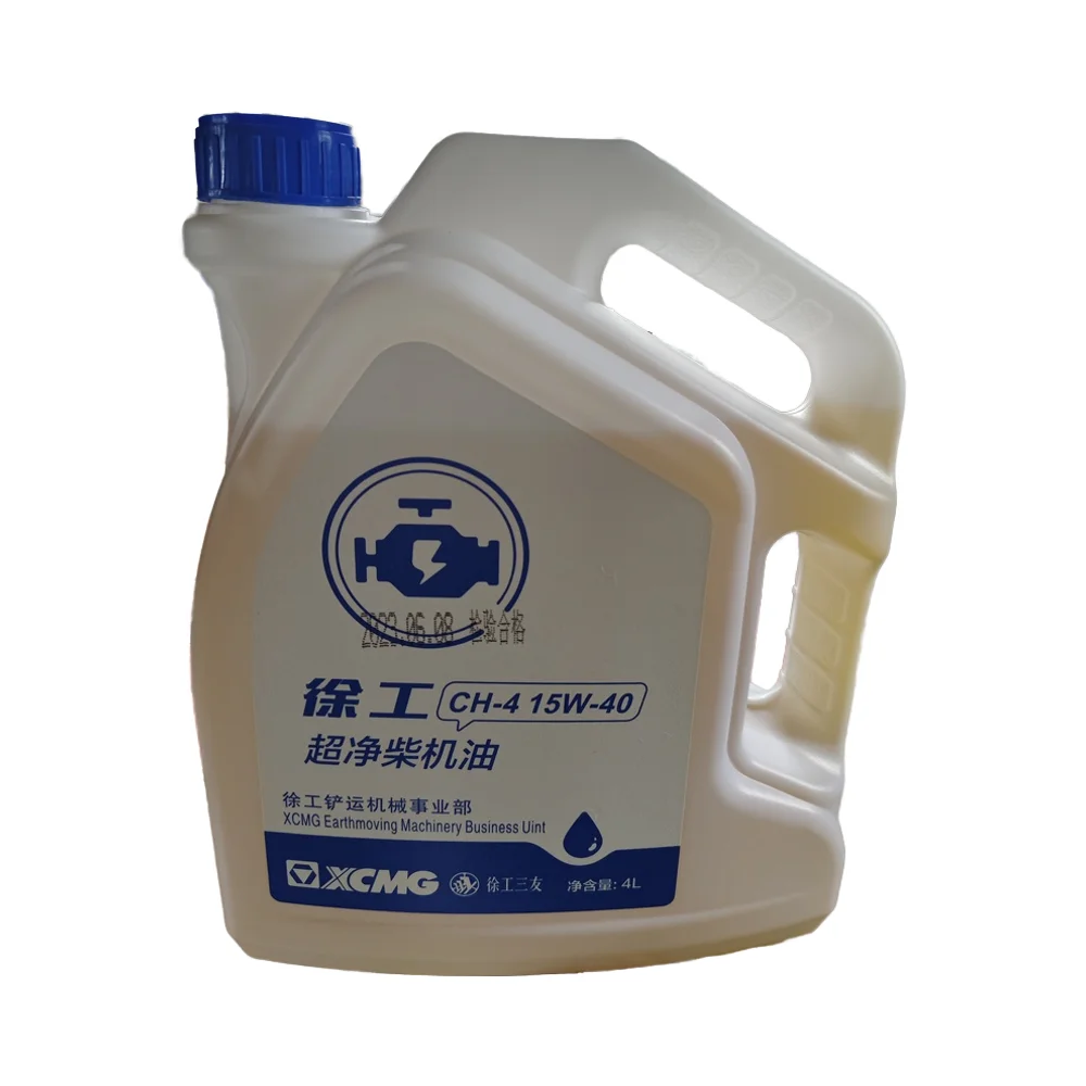CH-4 15W-40 Ultra Clean Diesel Engine Oil Optimal Performance for Construction Equipment and Machinery Parts Available in 4L