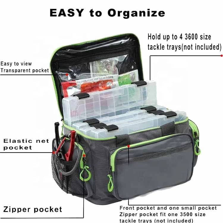 Large Waterproof Tackle Bag Storage Fishing Backpack large Capacity Waterproof Tackle Bag With best price