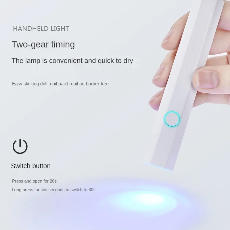 Hot Cordless Nail Lamp Professional Long Battery Storage Nail Gel Polish Led Lamp Time Portable UV Lamp Manicure Nail Dryer