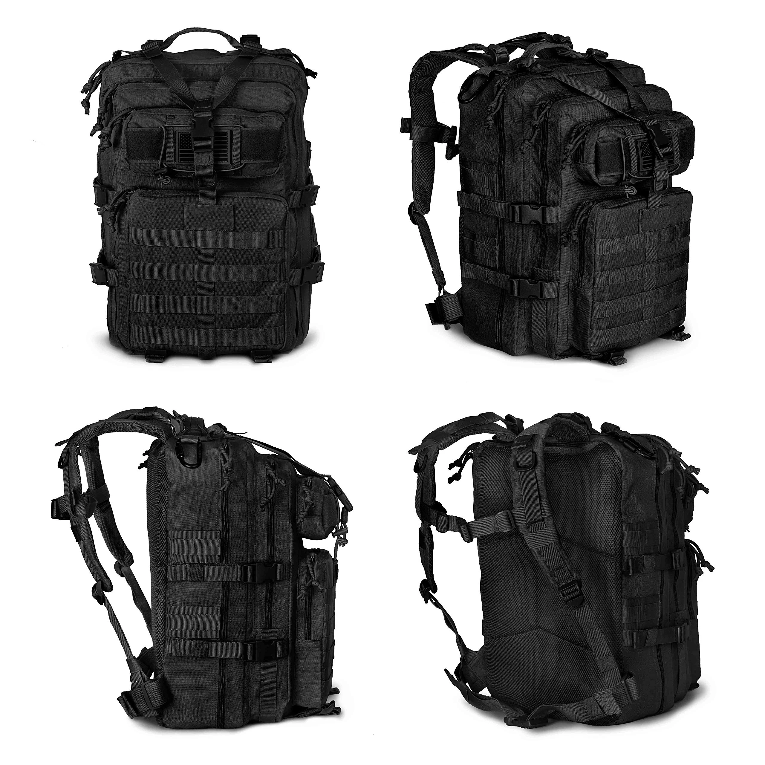 Wholesale custom logo waterproof polyester 40L bug out bag hydration tactical back pack gym bag
