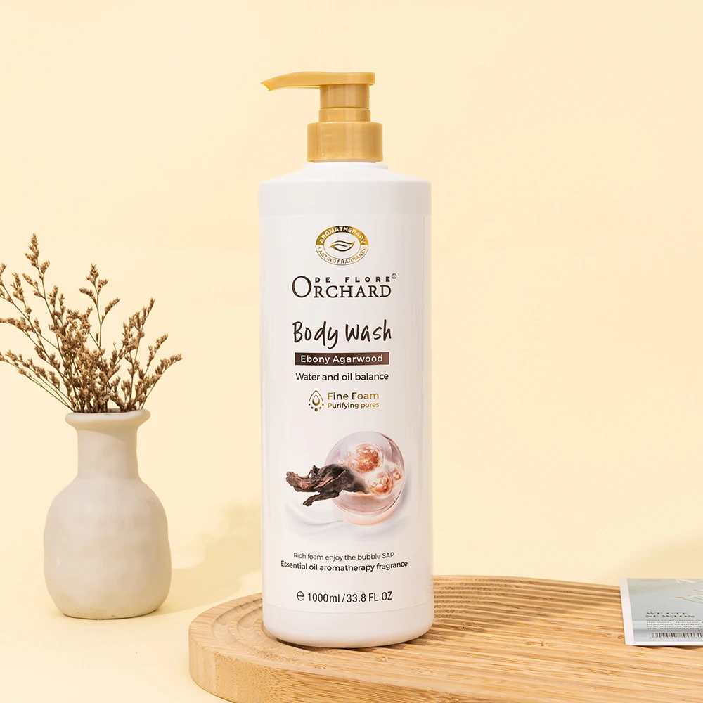 Customization OEM ODM Korean Organic Body Purifying Pores Scented Shower Gel 1000ml