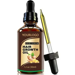 Hair Growth Oil Anti-hair Loss Serum Private Label 30ml Scalp Growth Hair Treatment For Woman Man