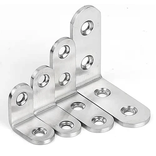 l shaped fixing  bracket furniture 90 degree wall mount angle bracket glass pane fixing replacement glazing clips