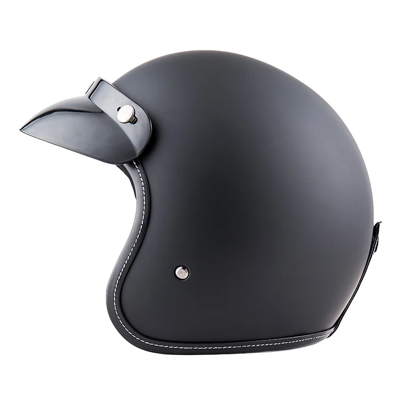 High Quality Vintage Open Face ABS Motorcycle Helmets Retro Dual Sport Smart Scooter Gear for Riding
