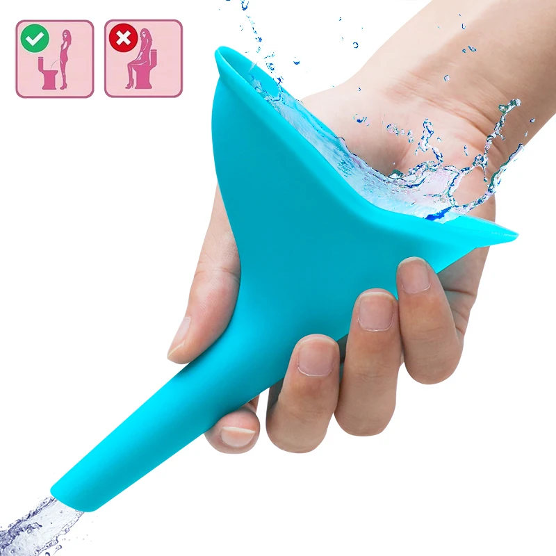 Soft Portable Female Women Urinal Device Outdoor Travel Standing Pee Urinals For Females