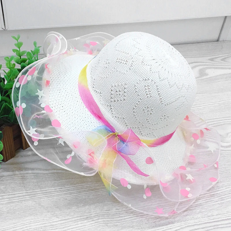 Детская соломенная шляпа летняя Солнцезащитная на заказ