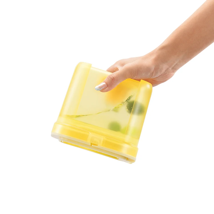 china wholesale kitchen portable empty clear plastic airtight milk powder dispenser container snack food storage organizer box