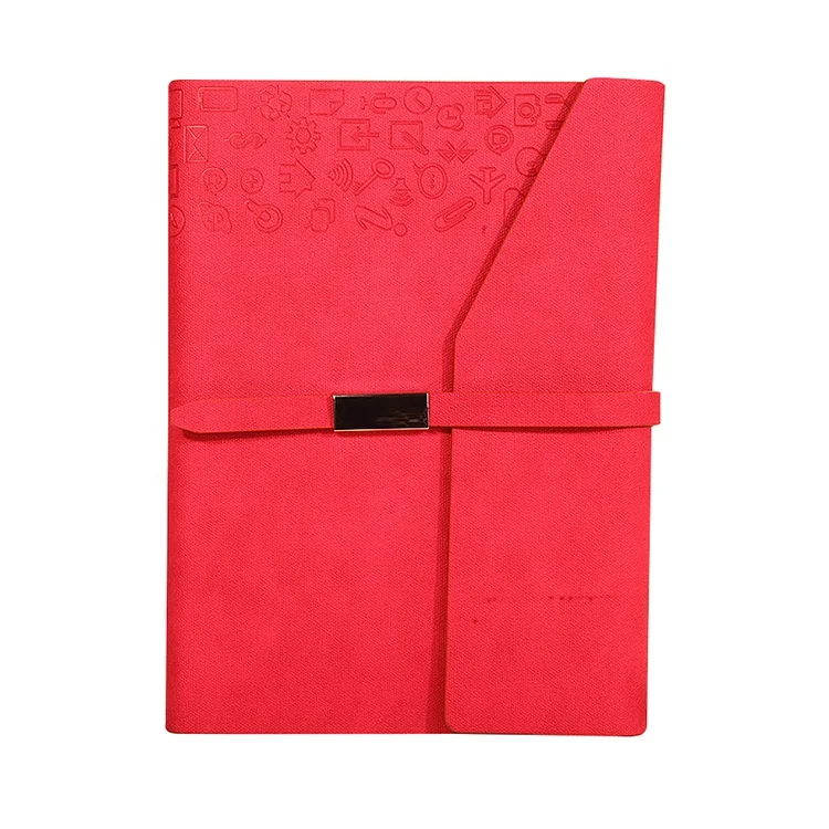 Manufacturers Wholesale Ring Binder Office School Notebook Sheep Skin Leather Notebooks