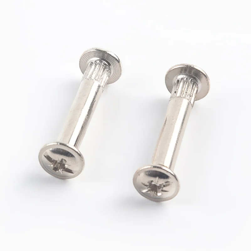 Stainless Steel Joint Connector Screw Hex Socket Head Furniture Bolt Nut Set Male And Female Binding Post Chicago Screw