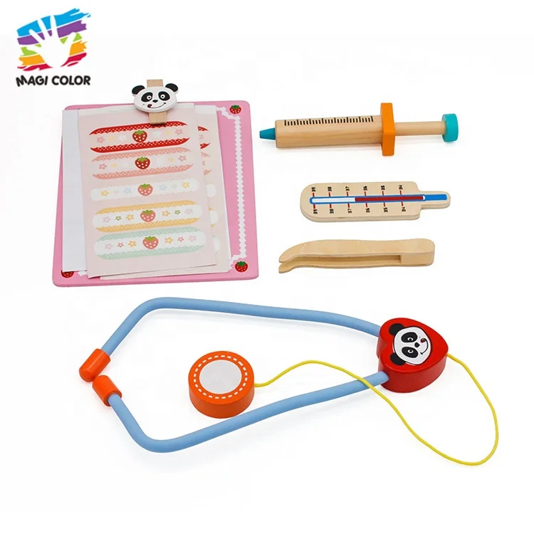 Toy Ready To Ship kids educational wooden doctor toys for preschool W10D012