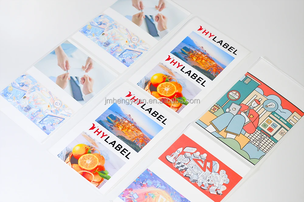 Custom Size Inkjet High Gloss Label White Inkjet Label PP Inkjet Paper Label Roll for afinia I801