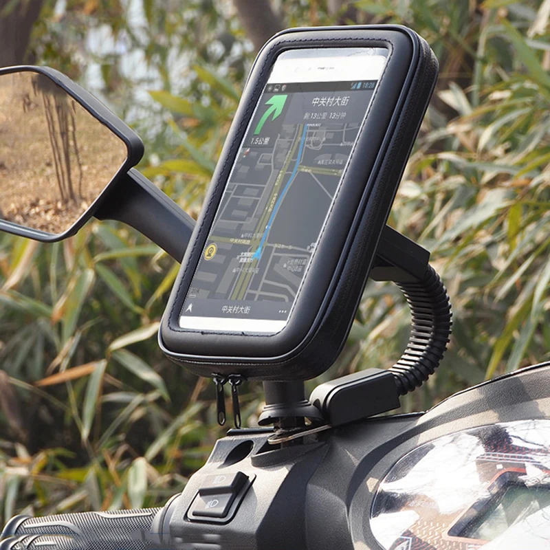 Waterproof phone bag uchwyt na telefon do roweru motocykla ATV mirror