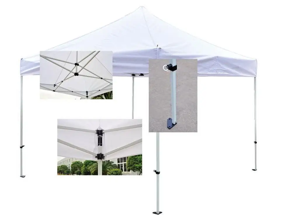 Factory Directly Hot Sale 10ftx10ft Folding Wrought Iron Metal Outdoor Bali Gazebo Tent