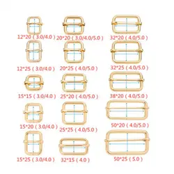 Wholesale Webbing Slid Buckle 12-50mm Adjustable Strap Buckle Handbag Accessories Roller Buckle Slider