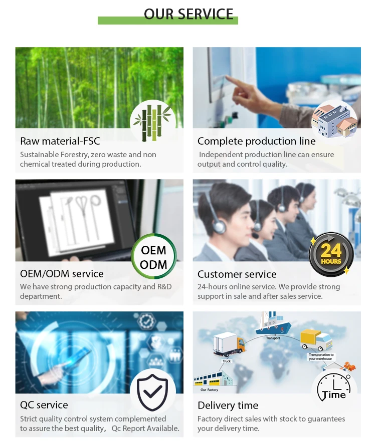 Bamboo Skewers 100PCS BBQ Skewers Bamboo Grill Shish Kabob Skewers Natural Bamboo Sticks for Barbecue