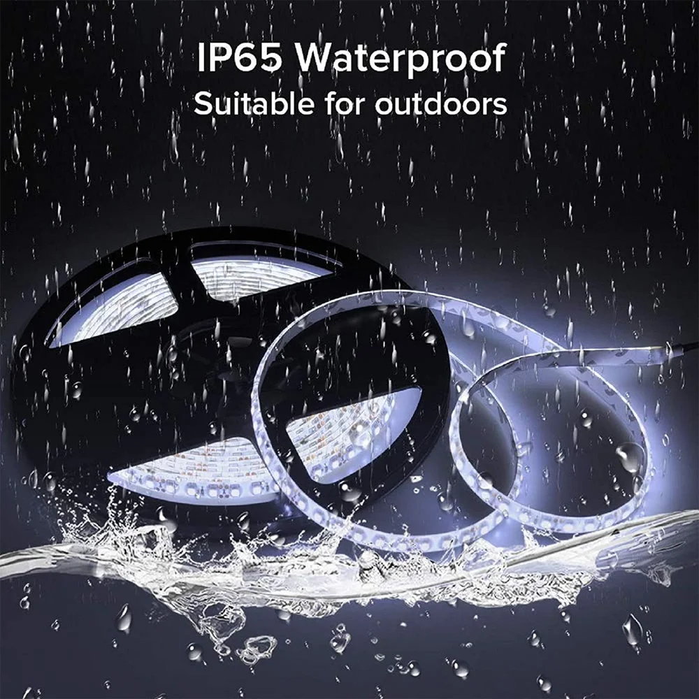 Cold White 5M 3528 SMD 300LEDs Flexible Strip Tape Light 60LEDs/M Ribbon Lamp DC 12V 16.4Ft For Home Decoration