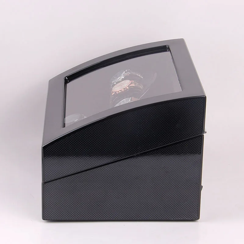 
Luxury carbon fiber watch winder for 4+6 watches storage in stock motor box 