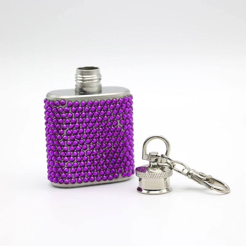 
Amazon ebay 1oz mini stainless steel whiskey keychain hip flask 