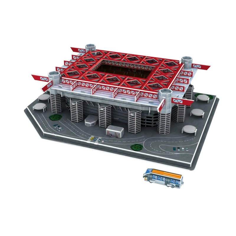 Stadium Building Model 3D Jigsaw Puzzles Game Kids Toys