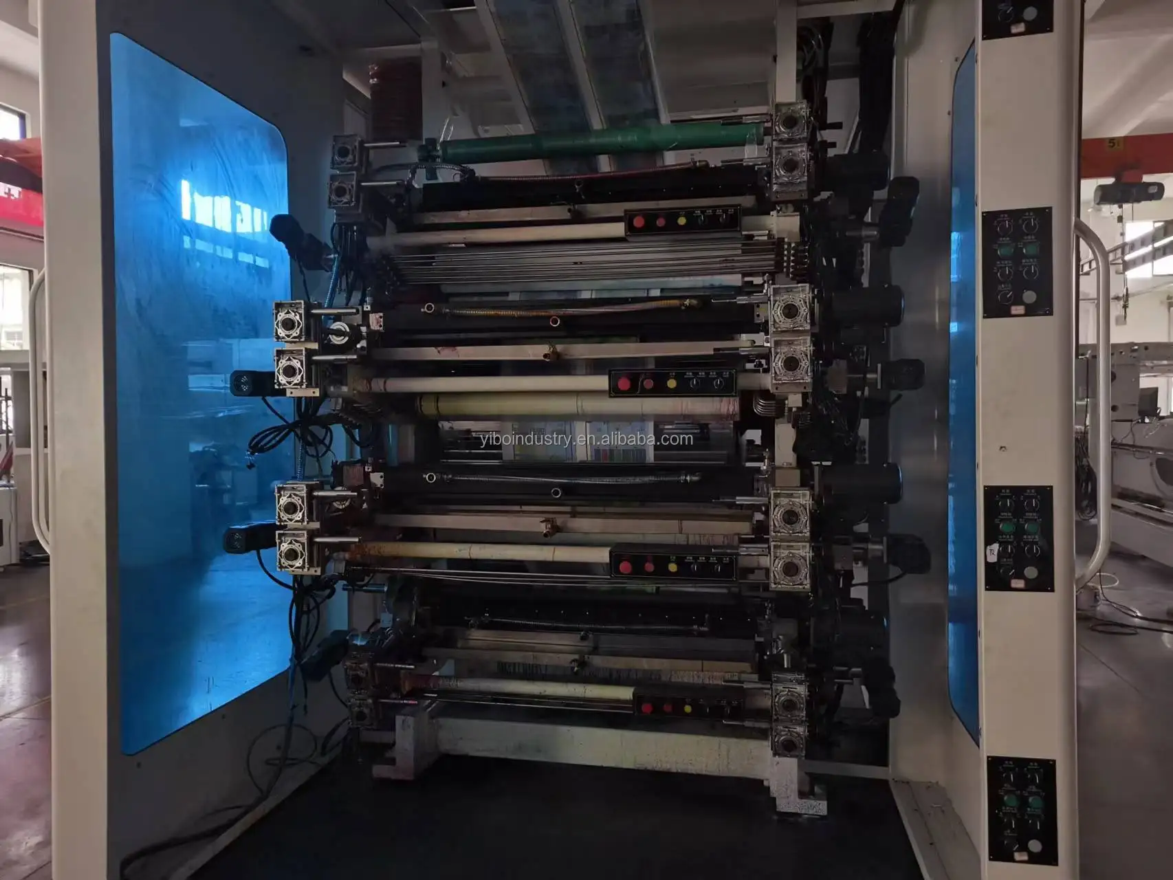 Automatic CI Flexo Press Paper plastic film multi-purpose Central Impress flexographic printer