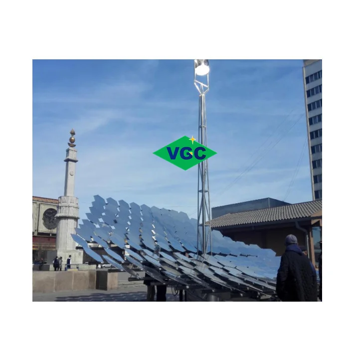 VGC Tower/Trough/Fresnel /Dish/Compound Concentrated Solar Power Solar Water Trough Heater  Parabolic Solar Concentrator