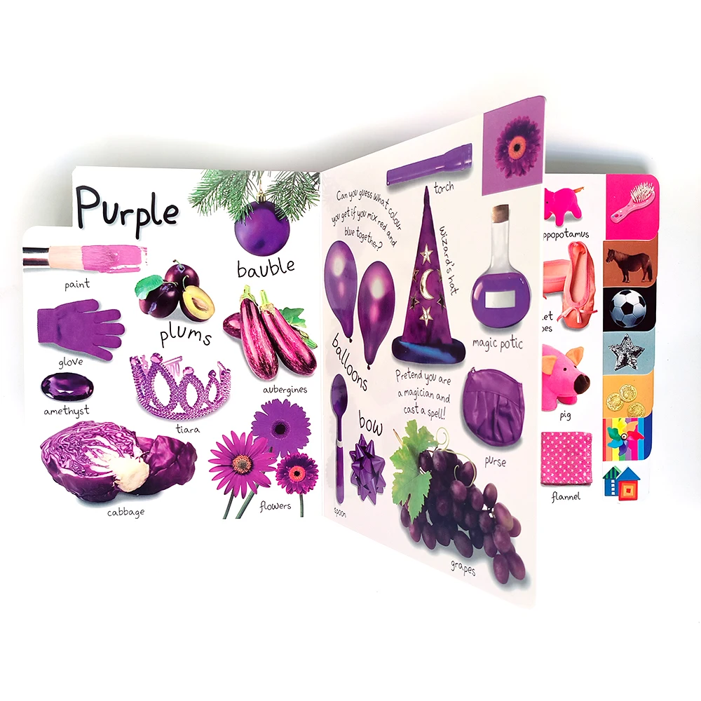 High Quality Book Printing Services Fun Kids Books Recyclable Paper Children Board Book Print On Demand