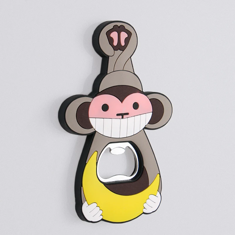 Custom Logo Print Freeze Refrigerator Magnet 3D Bottle Opener Magnet Country City Name Tourism Souvenir Fridge Magnet Customised