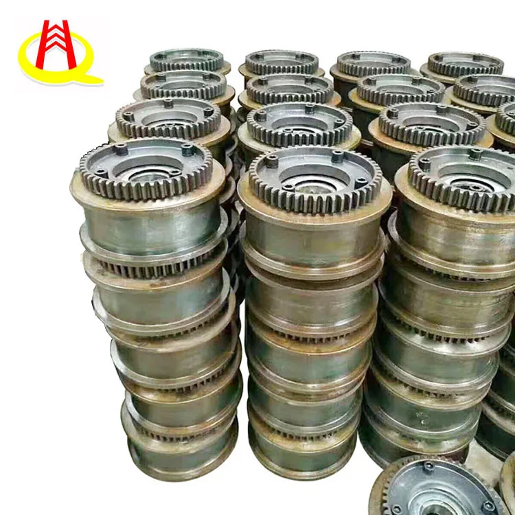 Heavy Duty SAE 4130 Forging Casting Steel Crane Wheel For Gantry Crane End Carriage