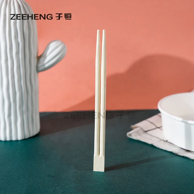 Bambus Supermarket Sale Disposable Twins Bamboo Chopsticks with Sleeve