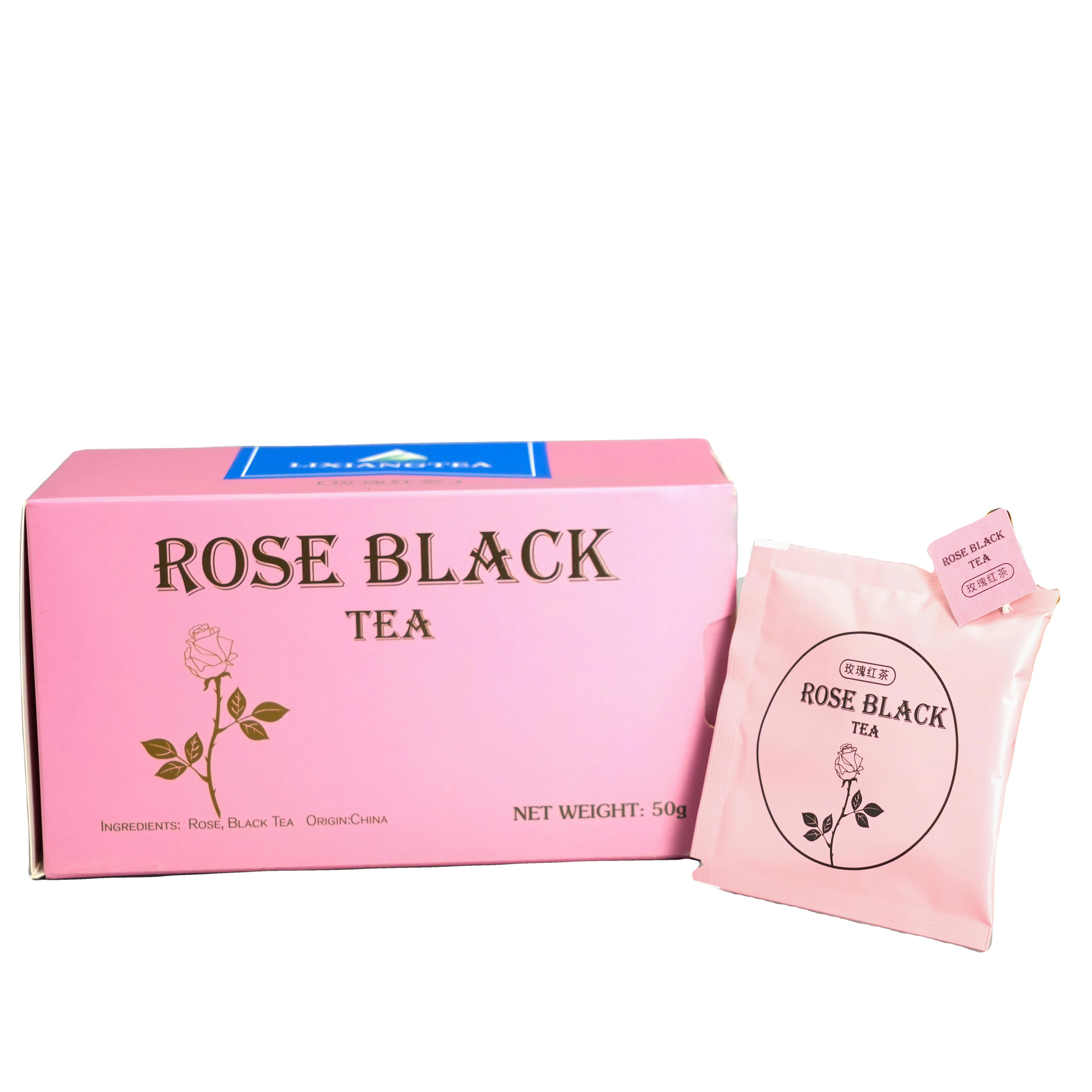 Hot sale Factory Wholesale Chinese Natural Dried   Rose Flower Flavor Tea Bags