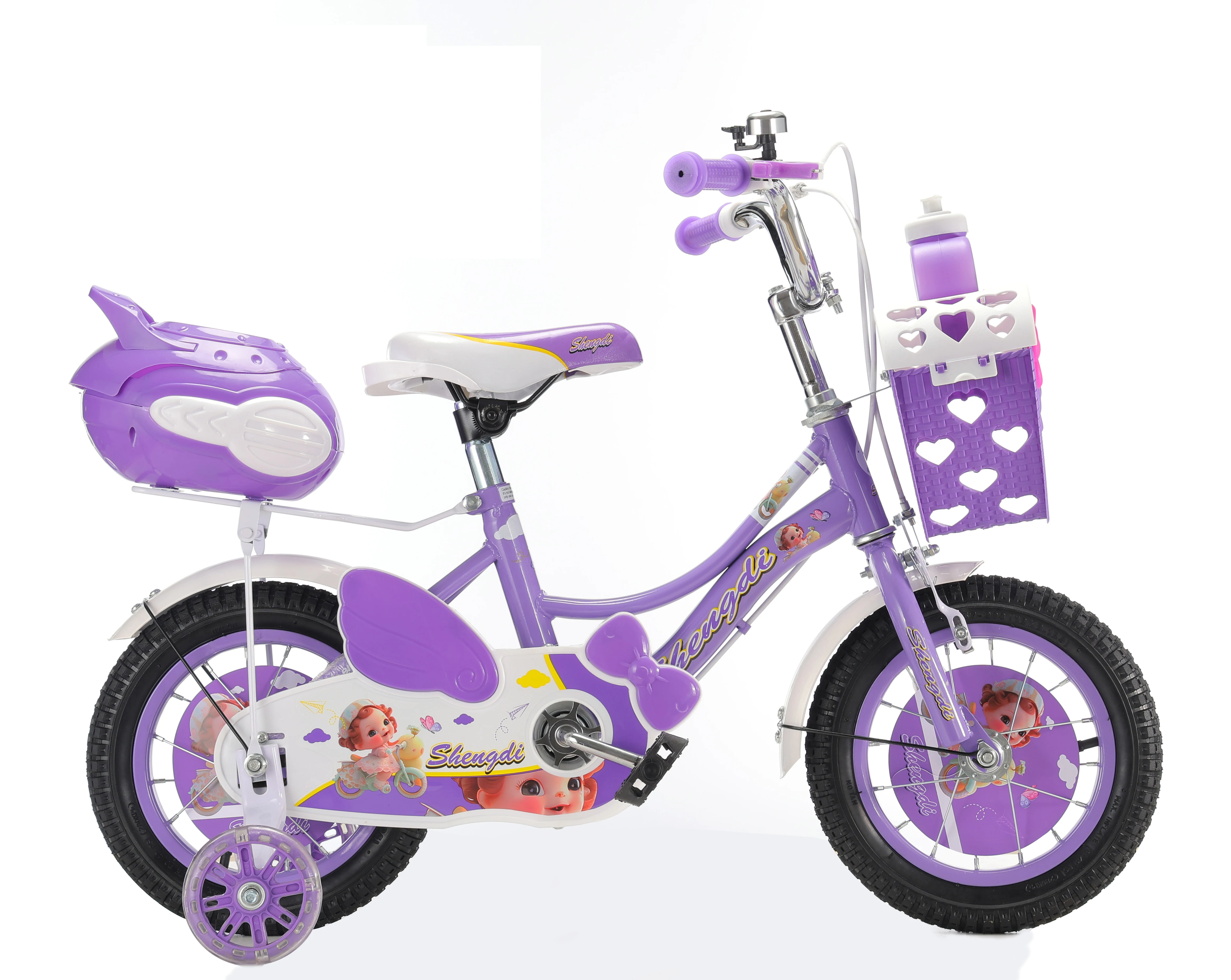 OEM Safety Baby Bicycle Child Steel Plastic Material beautiful Children Bicycle Pink Color Kid Bike For Girls and boys