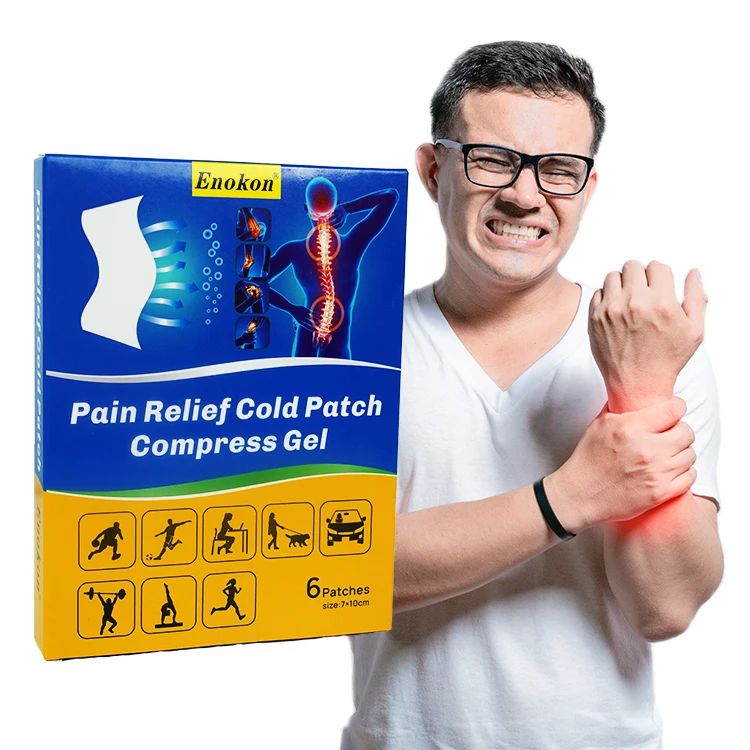 Wholesale Products Natural Menthol Ice Cool Muscle Pain Relief Gel Patch