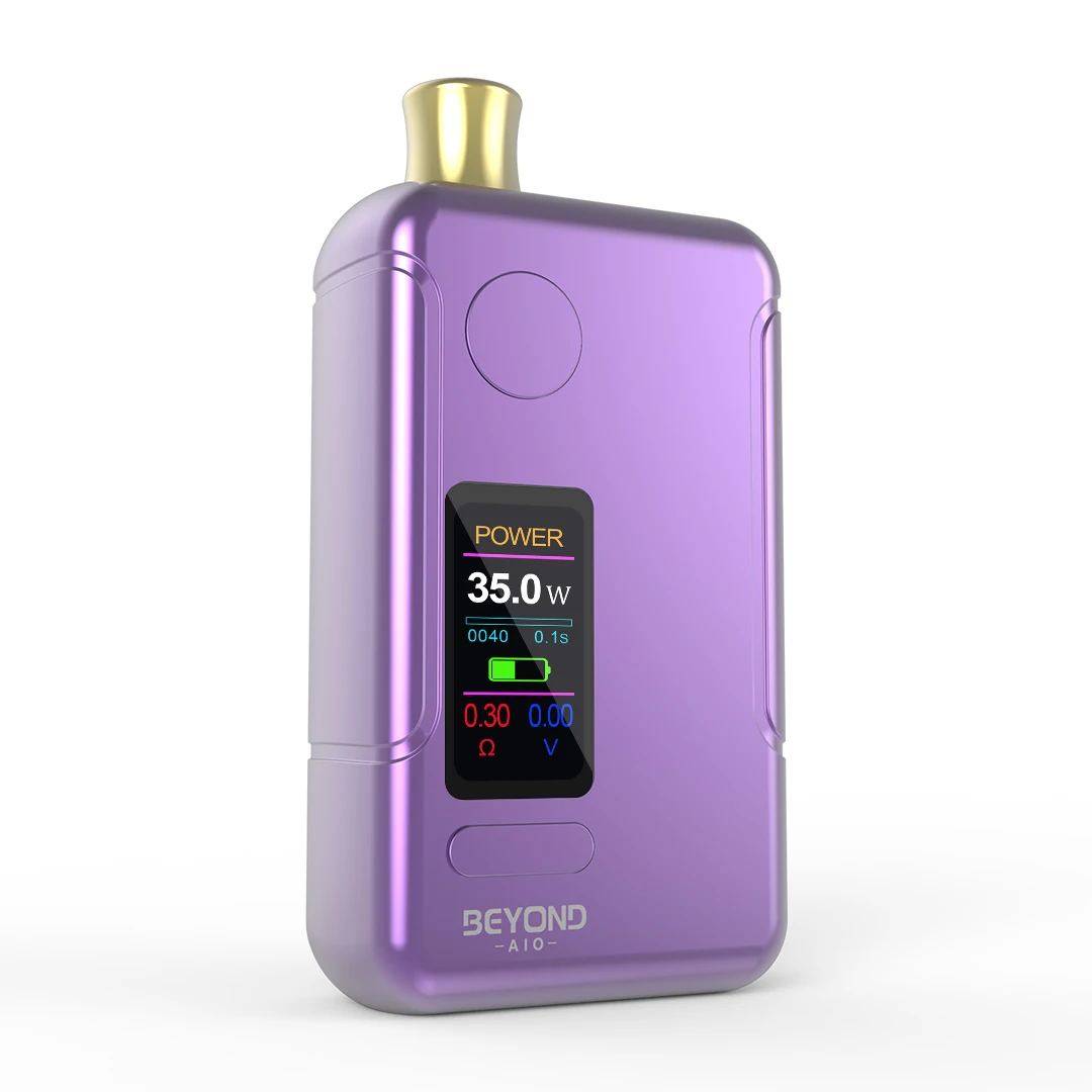 
Upgrade open style AIO 35w kit Mini charging e vapor cigarette vape box mod External battery with color screen 