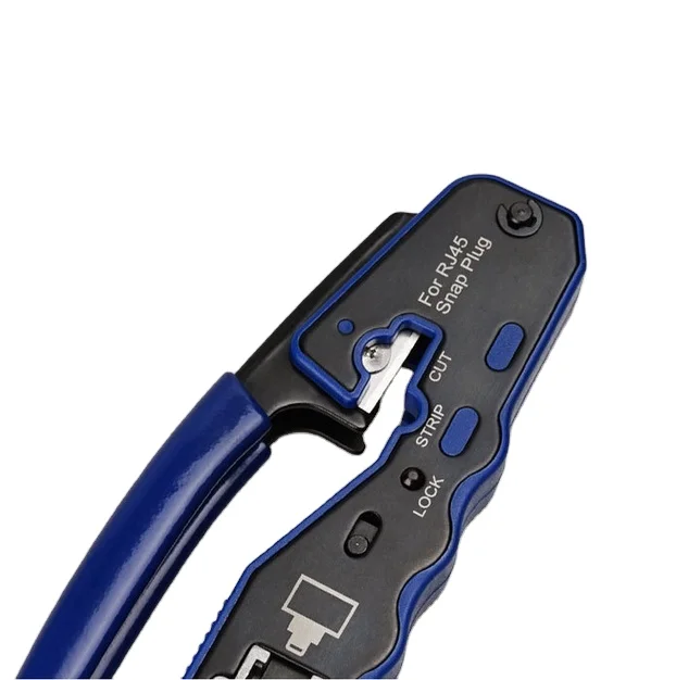 Compact RJ45 Pass Through Crimp Tool EZ Type RJ45 Crimping Tool For RJ45/RJ11 Plug