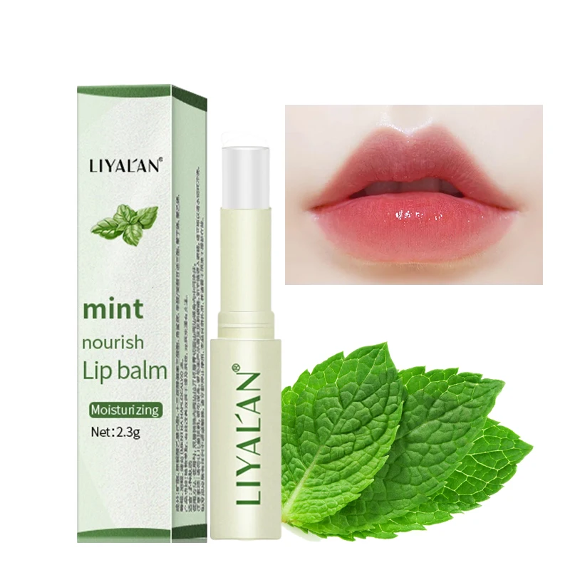 Private Label Natural Herbal Extract Lip Care Nourishing Chapstick Exfoliating Lipbalm Lasting Moisturizer Mint Lip Balm