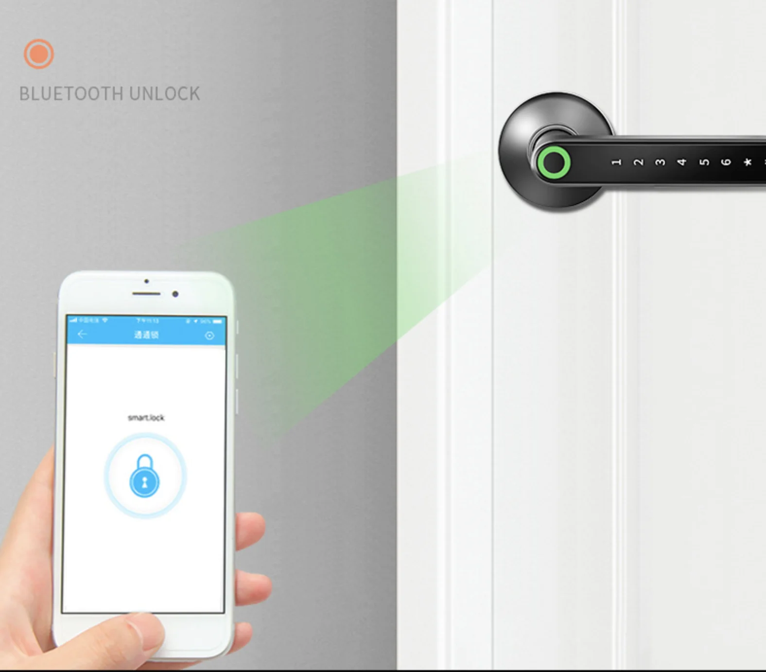 Smart TTlock fingerprint lock tuya APP control password card unlock digital door locks