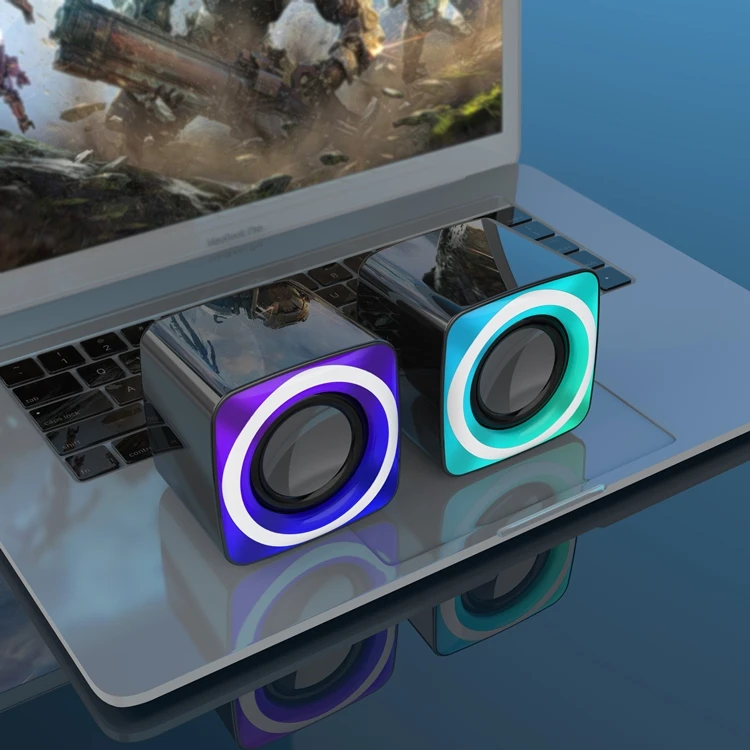 5.1 LED Stereo USB 2.0 Gaming Desktop PC Speaker Computer Speakers