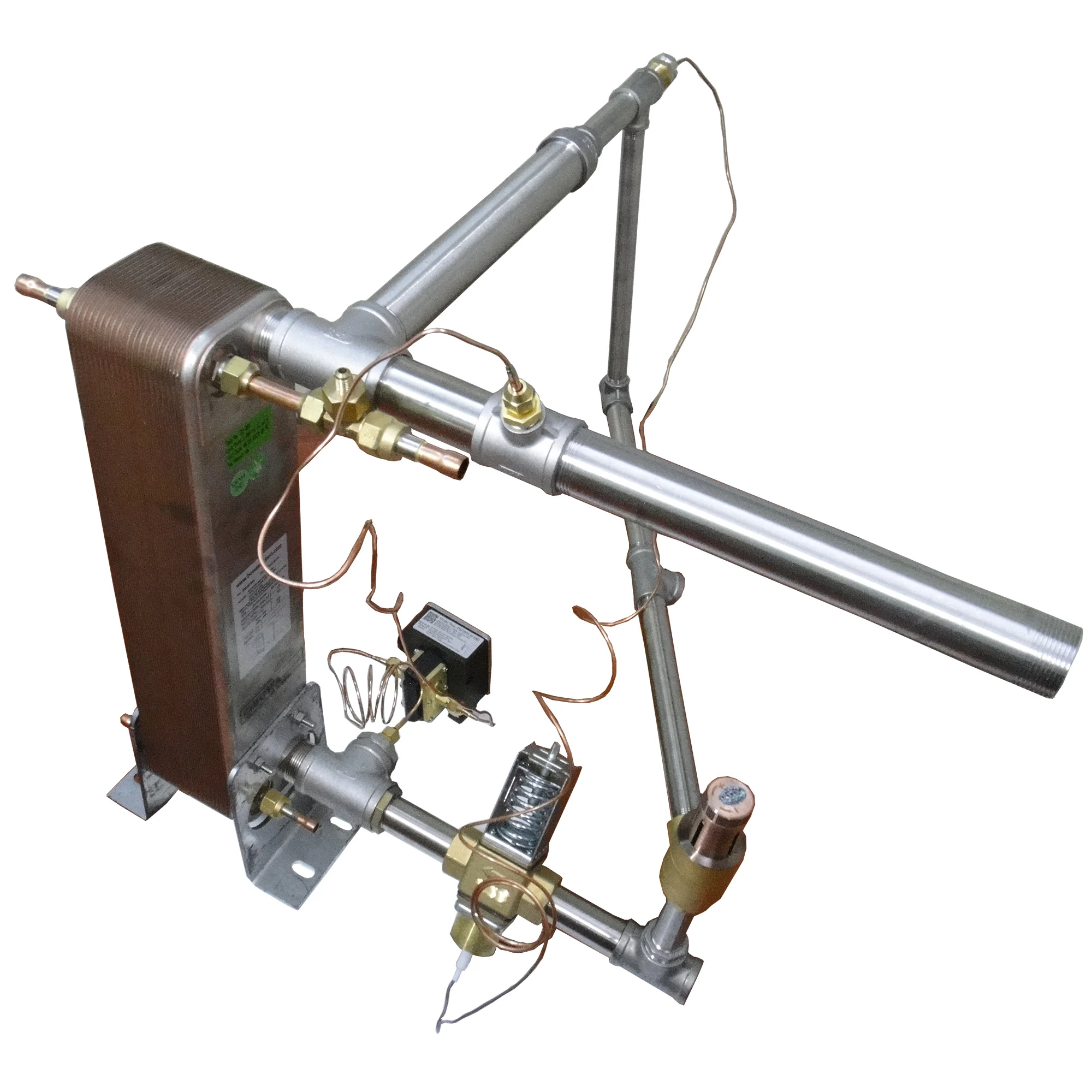 2.5m3/h KV temperature actuated water valves are used in self-acting control of floor heating without any auxiliary energy
