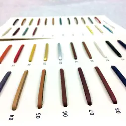 top grain quality microfiber leather strips flat leather cord leather shoelace china supplier