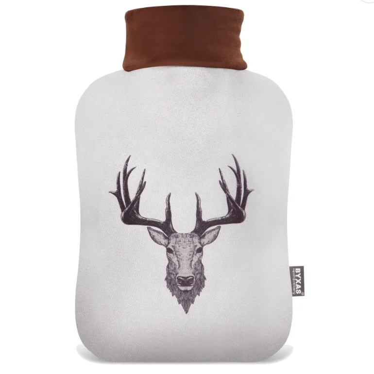 
Cartoon pattern hot water bottle, water injection explosion-proof hand warmer,Water-filled warm water bag cover 