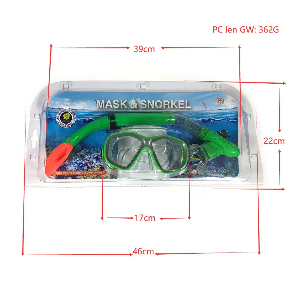 Hot Selling Dive Gear Set  Anti Leaking Scuba Diving Equipment Set Swimming  Mask Antifog Scuba Snorkel Mask Set
