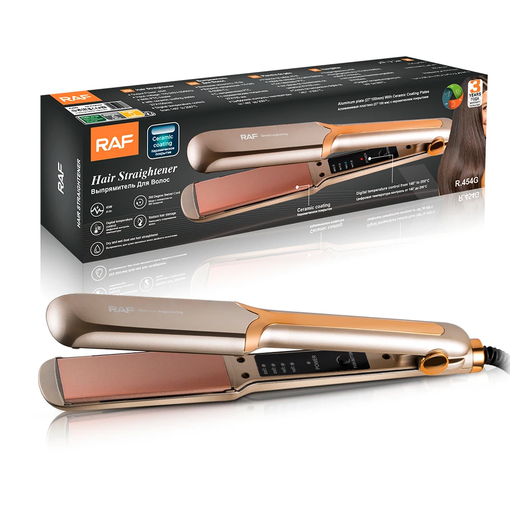 RAF Multi Styler Hair Straightener Digital Temperature Control 360 Degree Swivel Mulctifunction for Women with Ceramic Coating