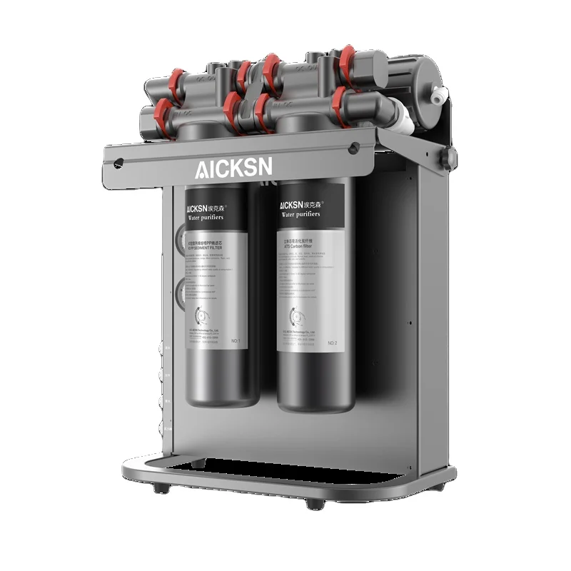 Aicksn 5 Stages RO Water Reverse Osmosis Filtration System Kitchen coffee shop drinking UV Filtration Machine UV Water Purifier